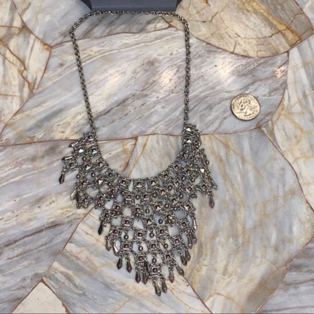 Gorgeousβ Chain Necklace Silver Beaded
